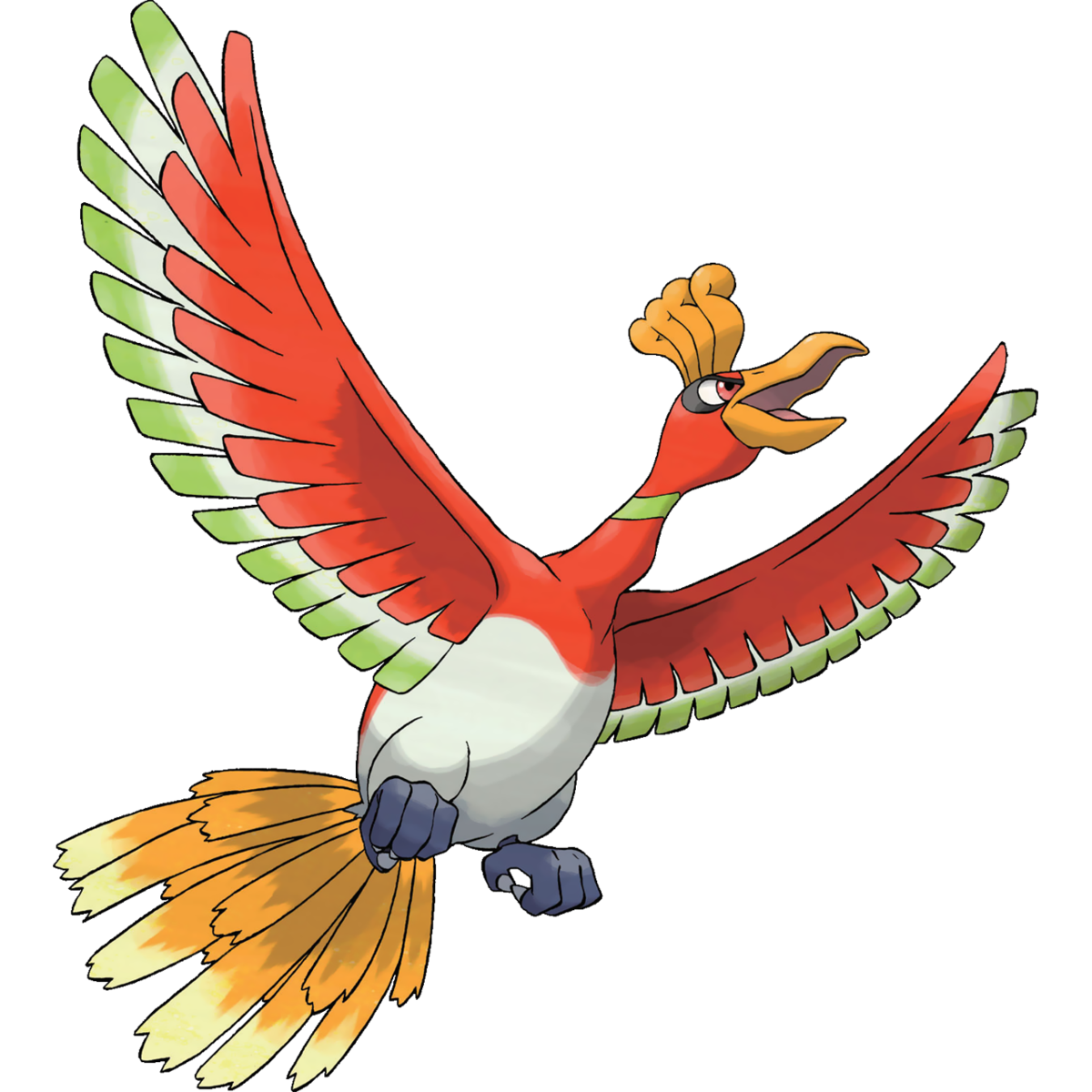 Ho-Oh: The rainbow pokemon by St-Kisai -- Fur Affinity [dot] net