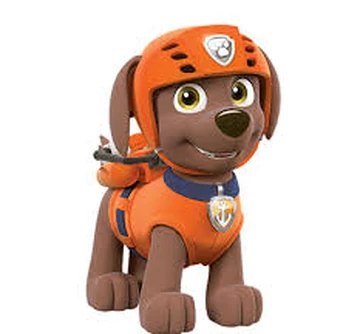 Mascot Zuma, the famous brown dog in Paw Patrol Sizes L (175-180CM)