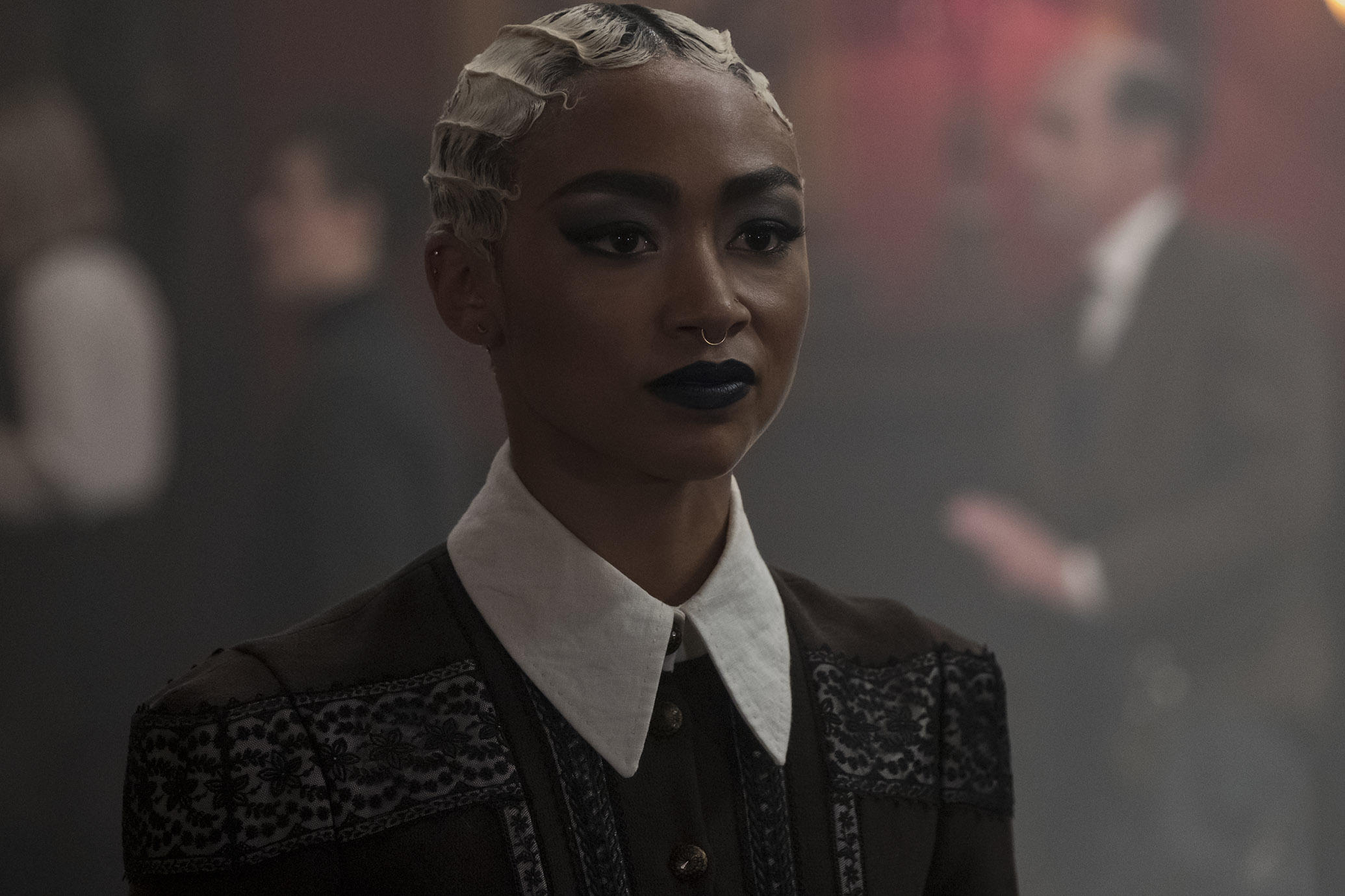 Tati Gabrielle of The Chilling Adventures of Sabrina Wore Two