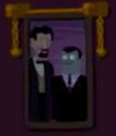 Фотография или картина с Хансоном Абадиром и Авраамом Линкольном, что висит в доме Абадира в эпизоде "Возвращение в Ночесферу."