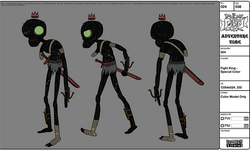 Modelsheet fightking - specialcolor