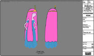 Modelsheet princessbubblegum innewdress