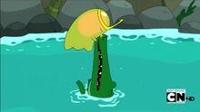 S2e23 slime princess kissing crocodile