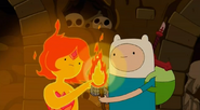 S5 e12 Flame Princess lighting the torch