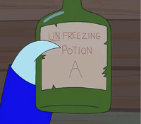 Unfreezing potion A