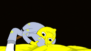 S6e28 Lemongrab biting his leg