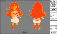 Modelsheet flameprincess summerdressoutfit