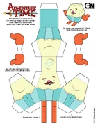 Картонная фигурка по мотивам "Время Приключений"