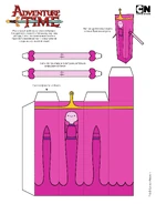 Картонная фигурка по мотивам "Время Приключений"