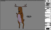 Modelsheet stag withhands