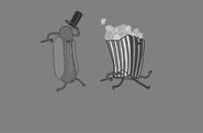 Pop-Corn ed Hot-Dog sullo schermo -Storyboard-