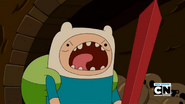 S5 E12 Finn screaming with confidence