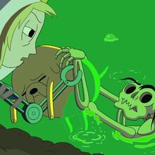 Marceline Dead in goo 