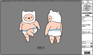 Modelsheet Baby Finn with Diaper