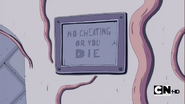 S2e22 labyrinth no cheating sign