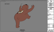 Modelsheet - Bearwithenchiridiononhisback