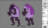 Modelsheet princessbubblegum monster