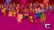 S2e21 finn and jake helping bears