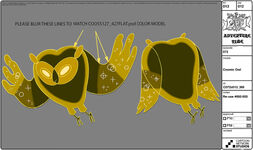 Modelsheet cosmicowl