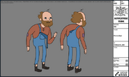 Modelsheet finn'sdad