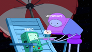 S8E9 Waitman gives Finn cake to BMO