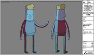 Modelsheet evacuationman no hat