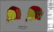 Modelsheet treetrunks inxmassweater withrims