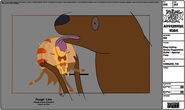 Modelsheet stag lickinggooeypeppermintbutler - specialpose