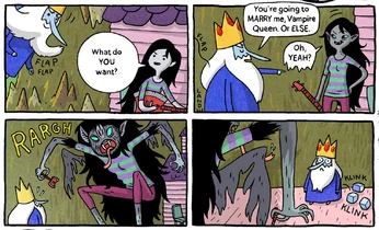 Фиолетовый и зелёный наряд