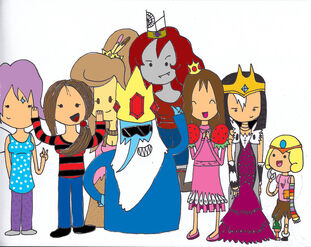Strawberry princess friends with ice king?