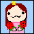 Strawberry princess lick icon
