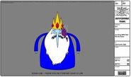 Ice King with pie on his face