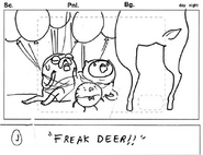 A storyboard from the episode