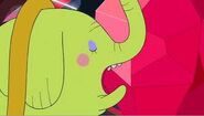 Tree Trunks about to bite The Crystal Gem Apple