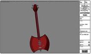 Modelsheet of the Axe Bass