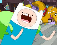 Finn, the person with the face's epic scream