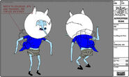 Ice King as Finn in "Still" Modelsheet