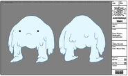 Snow Golem starting to melt modelsheet