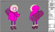 A modelsheet of PB's appearance in this episode