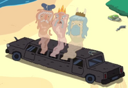 Three Wise Men in limousine
