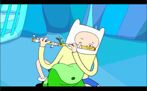 S1e3 finn playing flute