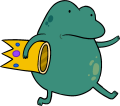 Frog carrying crown.png