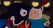 Finn and Marceline singing