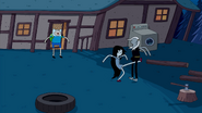 S3E3 Marceline Ash groin kick