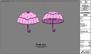 Modelsheet princessbubblegums umbrella