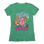 Candy people unite green shirt