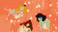 The Fruit Witches appear to Finn and Jake