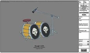 Death's Drumset with Microphone