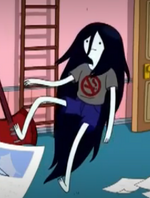 Marceline floating in "I Remember You"