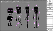 Modelsheet Enderman Mc